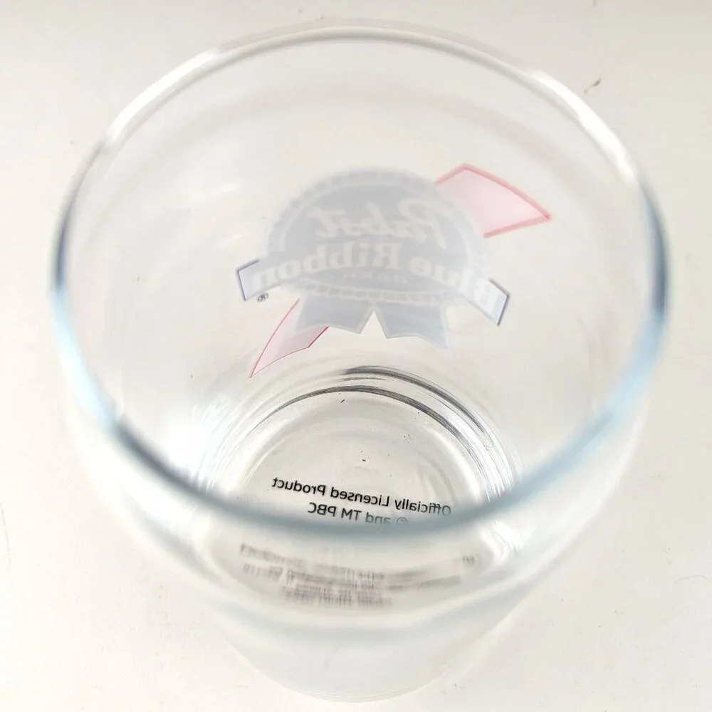 Pabst Blue Ribbon Beer Can-Shaped Drinking Glass - Picture 5 of 7